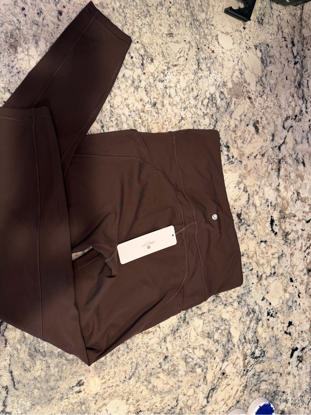 CRZ YOGA Chocolate Brown Active Leggings